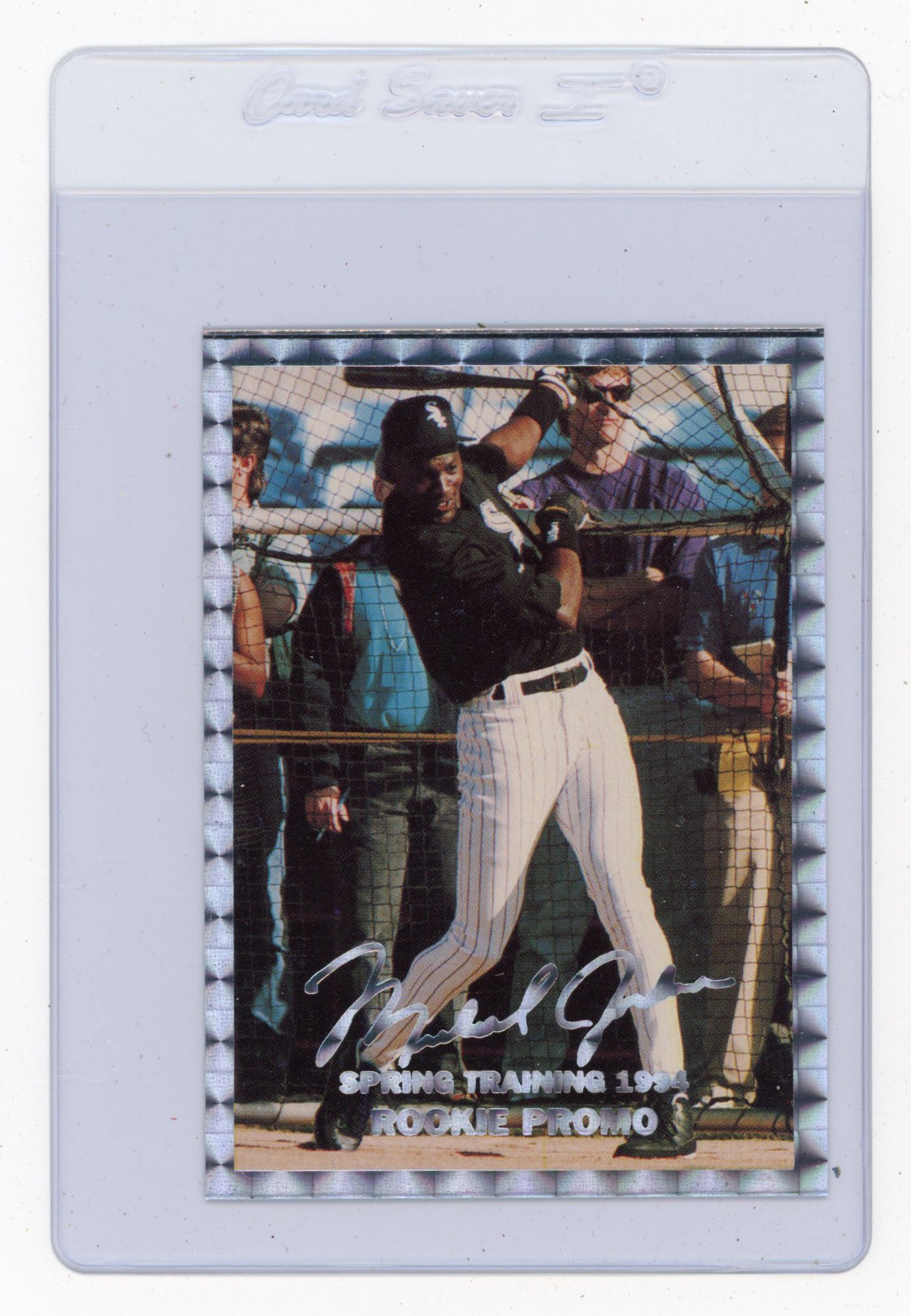 1994 NSCC Michael Jordan Silver Signature Baseball Rookie Card #