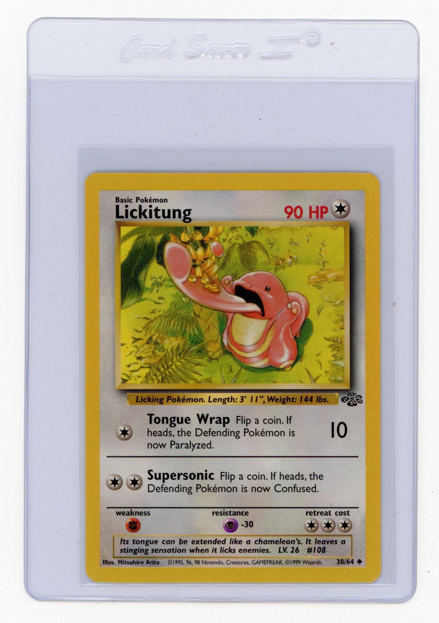 pokemon card lickitung Pokemon Card Lickitung (Holographic) main image 0