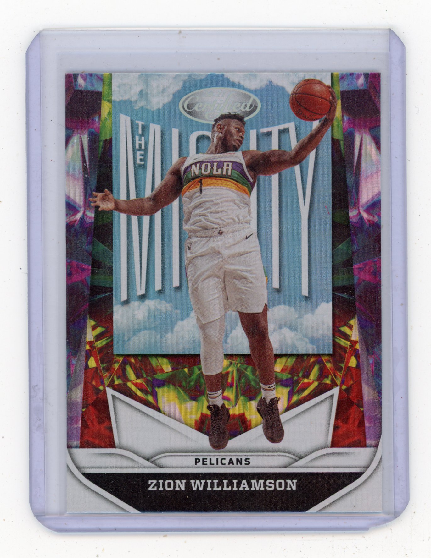 2020 Panini Certified Zion Williamson The Mighty Basketball Card