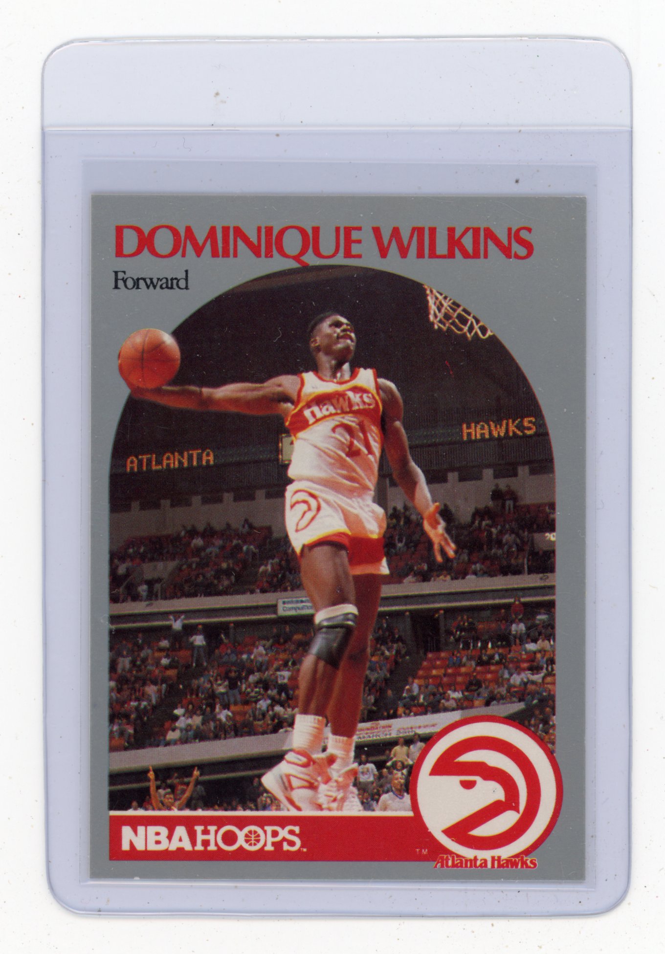 1990 NBA Hoops Dominique Wilkins Basketball Card #13181 