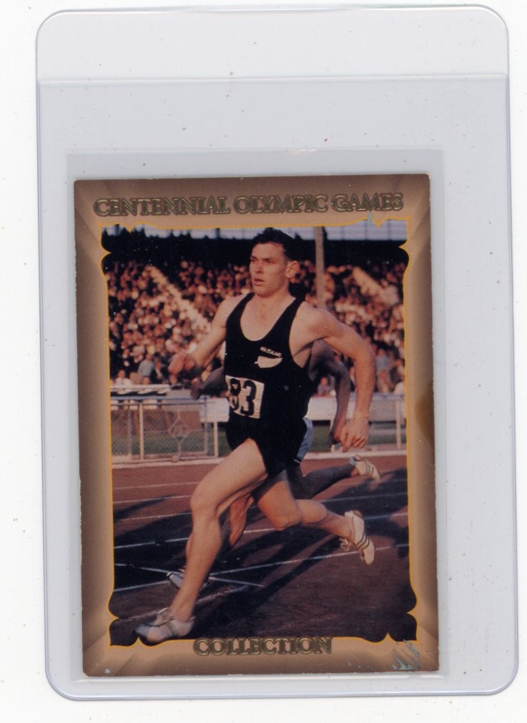 Peter Snell Rookie Card 1996 Centennial Olympic Track Field Card