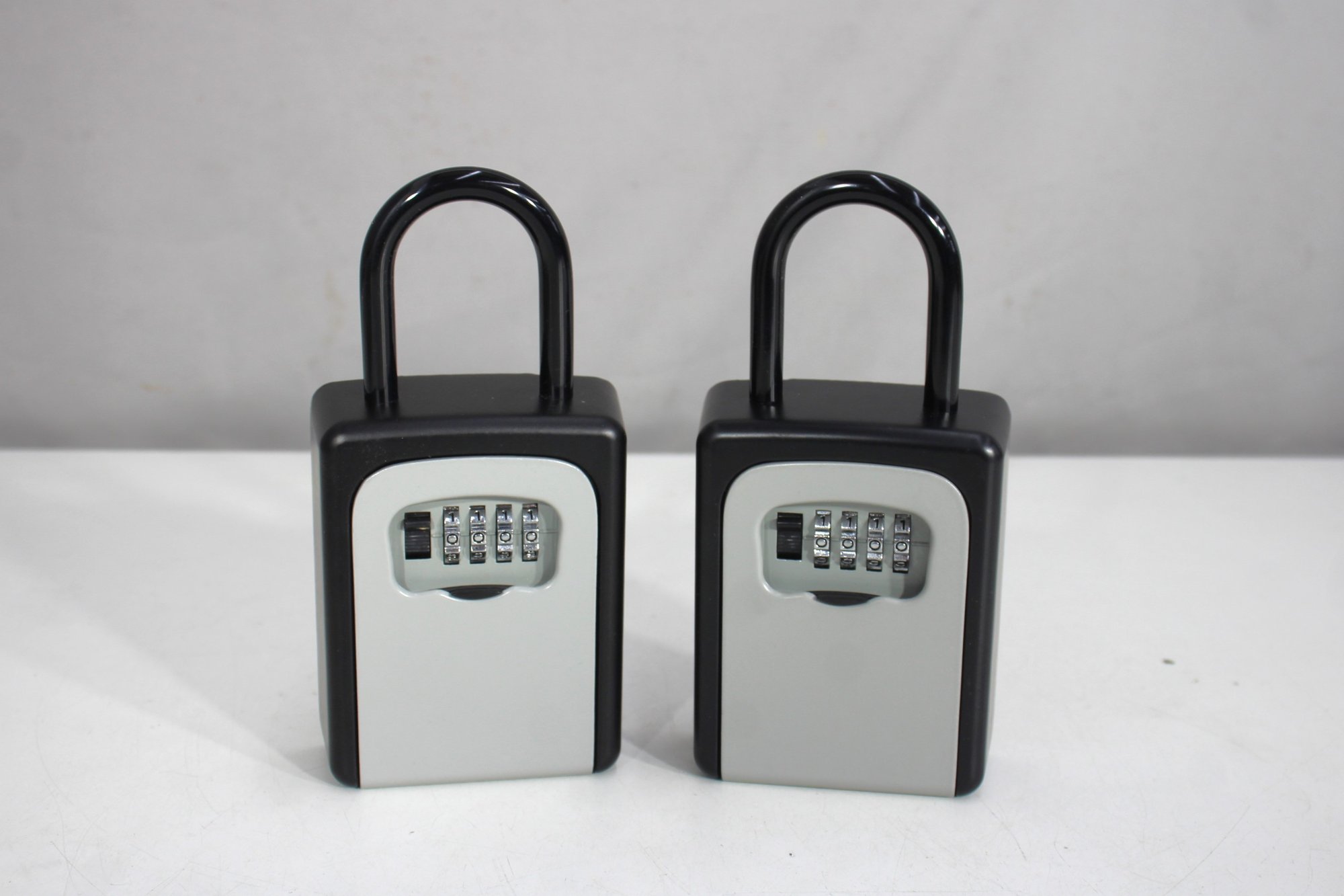 Set Of 2 Combination Lock Key Safe Boxes 7