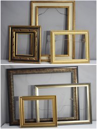 Lot Of 3 Vintage Gold Gilt Wood Picture Frames  Ornate And Classic Styles