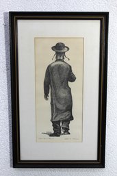 'Albert A. Sarney Lithograph - 'Young Chasid' - Limited Edition (20.5'h X 13.5'w)'