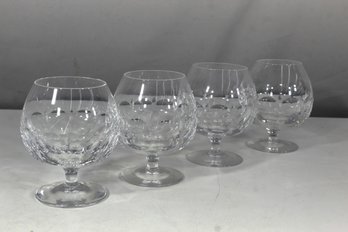 Atlantis Crystal Brandy Snifter Glasses - Set Of 4