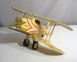 Vintage Metal Model Airplane-Red Cross- 14' X 16'