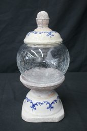 Ceramic Lidded Round Bowl