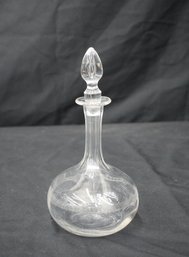 Vintage Mouth Blown Glass Decanter