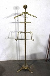 Vintage Brass Silent Butler Valet