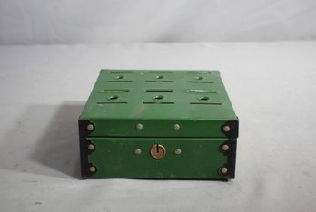 Vintage Home Budget Metal Savings Bank- No Key