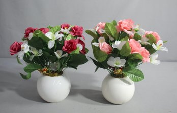 Pair Of Artificial Flowers