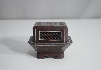 Vintage Chinese Stone Seal Set In Decorative Box