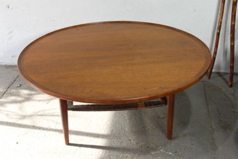 Mid Century Teak Round Coffee Table