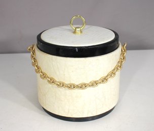 Vintage Georges Briard Ice Bucket  7' H X 8' Round, Mid-Century Modern