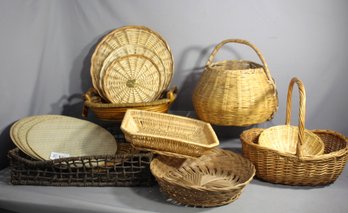 Diverse Ensemble Of Woven Baskets