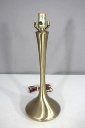 Vintage 18' Mid-Century Modern Brass Tulip Table Lamp