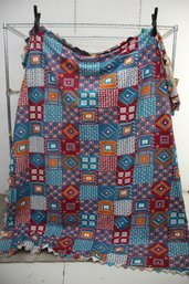 Vintage Handcrafted Patchwork Quilt-44.5'x 80.5'