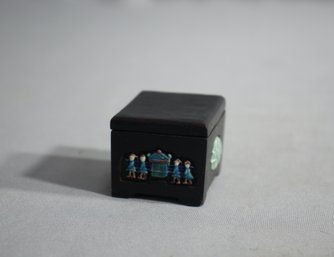 Carved Trinket Box With Soapstone