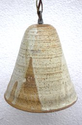 Vintage Handcrafted Ceramic Pendant Light - 8H