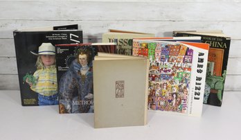 Art & Culture Coffee Table Books Lot  Jewelry, China, Judaica, Americana & Illustration  Mixed Titles