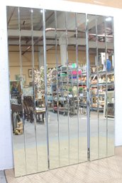 Large 3 Panel Mirrored Wall Panels Doors- 84.5' H X 61 3/4' W Total  Decorative Wall Mirror Set
