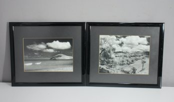 Pair Of Framed Black And White Photographs By Susie Lang, South Australia 1992