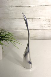 Vintage Hoselton Canada #115  Aluminum Crane Sculpture  Mid-Century Modern