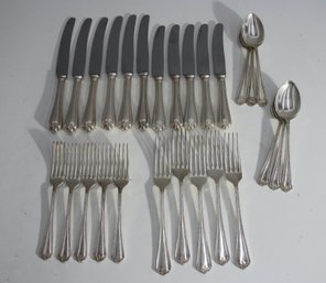 Partial Set Of A. Davies & Co. Sheffield England Sterling-Handled Flatware
