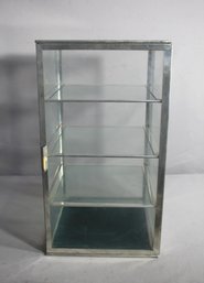 Vintage Metal And Glass Pie Display Case-19'h X 10'w X 10'd