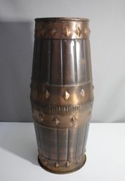 Embossed Copper Cane Holder