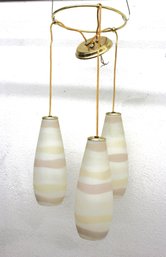 Mid-Century Modern 3-Light Pendant Lamp  33H