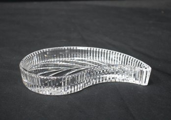 Waterford Crystal Paisley Shaped Dish - Elegant And Timeless