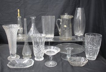 Diverse Vintage Glassware Ensemble