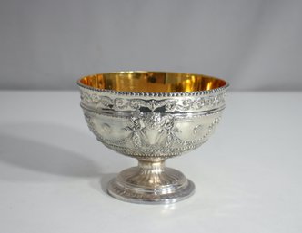 Silver-Plated Pedestal Bowl - 4'H X 5' Round
