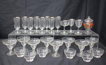 Assorted Vintage Glassware Collection