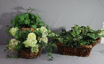 Three Artificial Planters