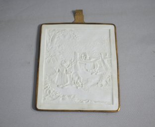 Bisque Porcelain Lithophane Plaque