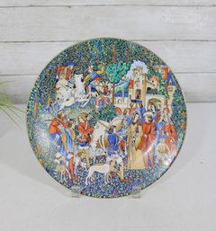 1976 Haviland Limoges La Chasse  La Licorne Collector Plate  9.5' France