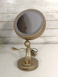 Vintage Conair Lighted Vanity Makeup Mirror  Works  15' Tall