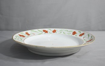 Vintage Wide And Shallow Porcelain Bowl