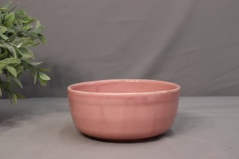 Vintage Sevilla USA Pottery Ring Ware Rosy Pink Medium Bowl