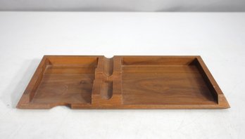 Mid-Century Modern Solid Wood Desk Organizer  10.5' X 6'