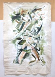 Monumental Abstract Expressionist Painting On Canvas  106 X 71  Large Scale Modern Artwork