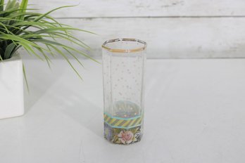 Flat Juice Glass Garland (Pink Dots) By MacKenzie-Childs-5'h