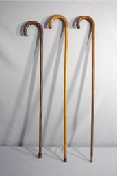 B - Group Lot Of Three Vintage Canes