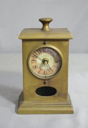Vintage Solid Brass Timeworks Carriage Clock With Pendulum Series 1906 Berkeley CA