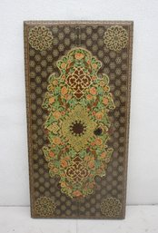 Handcrafted Persian-Inspired Decorative Panel  Can Be Used As Tabletop (16.5'x 23')