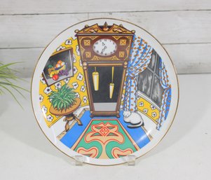 Limited Edition Norman Rockwell Collector Plate  Grandfathers Clock 10'