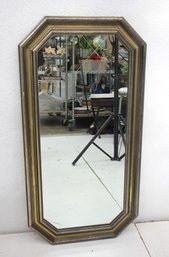 'Vintage Turner Octagonal Wall Mirror - Classic Gold-Toned Frame'
