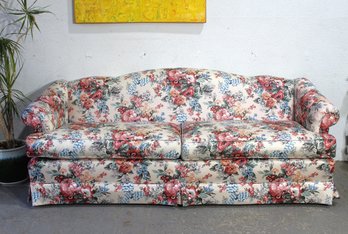 Vintage Ethan Allen Floral Upholstered Sofa - Traditional Classics Collection
